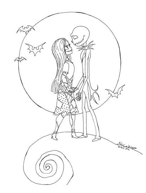 Nightmare Before Christmas Jack Coloring Pages at GetColorings.com ...