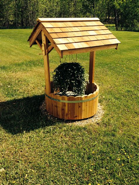 Wishing well with planter to hide septic tank Lawn And Garden, Backyard Garden, Backyard ...