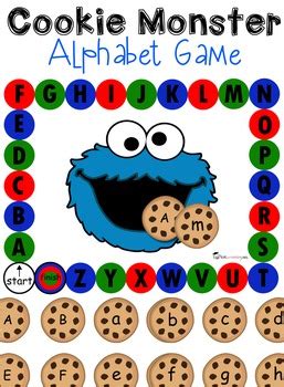 Cookie Monster Alphabet Game by Totschooling | TPT