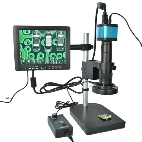 Full Set 14MP Industrial Microscope Camera HDMI USB Outputs Electron ...