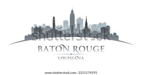 Baton Rouge Louisiana City Skyline Silhouette Stock Vector (Royalty Free) 2251174595 | Shutterstock