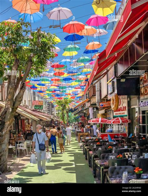 Streets of the Antalya old town in Turkey Stock Photo - Alamy