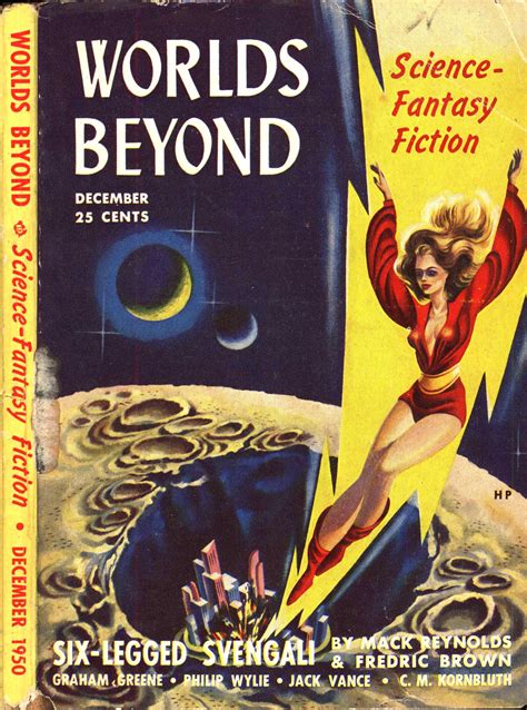 World's Beyond - December 1950 | Pulp science fiction, Science fiction ...