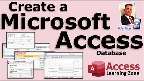 Create a Database in Microsoft Access for Beginners - YouTube