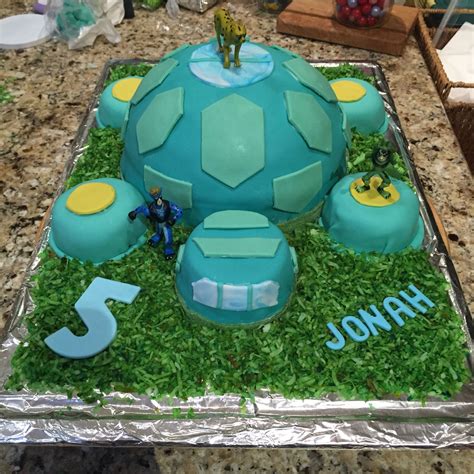 Wild Kratts tortuga cake | Wild kratts birthday party, Wild kratts birthday, Wild kratts party