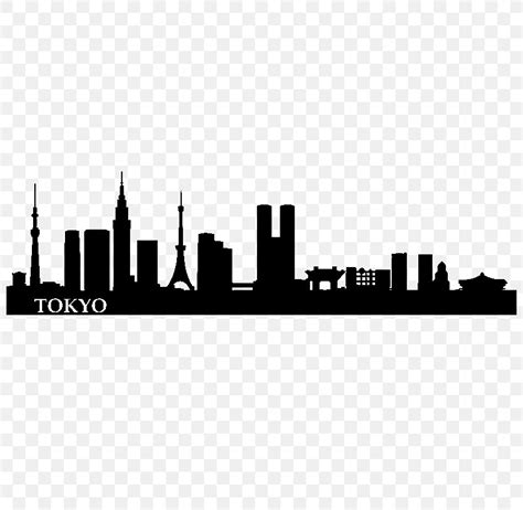 Tokyo Skyline Silhouette, PNG, 800x800px, Tokyo, Art, Black And White ...