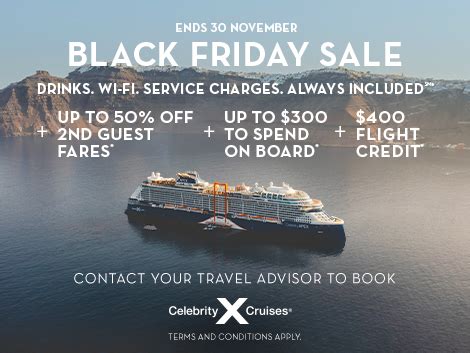 Celebrity Cruises - Black Friday Sale - eSeaCruising