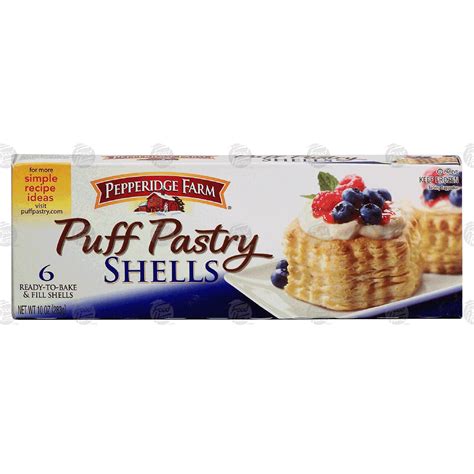 Pepperidge Farm puff pastry shells, 6 ready-to-bake & fill shell10-oz ...