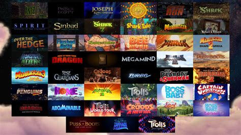 All Dreamworks Movie Title Cards (1998 - 2023) by CoolTeen15 on DeviantArt