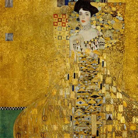 Portrait of Adele Bloch-Bauer I - oil painting of Gustav Klimt as art print or hand painted oil.