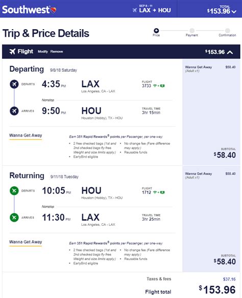 Nonstop Flights: Los Angeles to/from Houston $154 r/t - Southwest