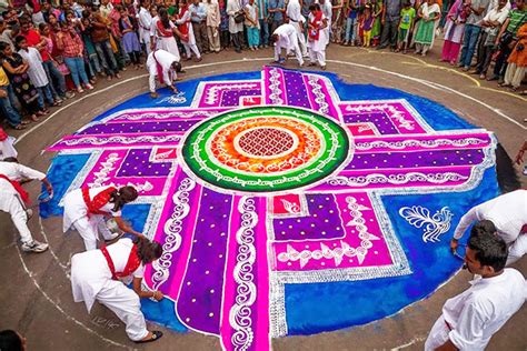 Rangoli Designs Made From Naturally Colored Rice and Flour « Inhabitat – Green Design ...