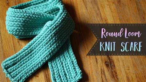 How To Knit A Scarf On A Round Loom