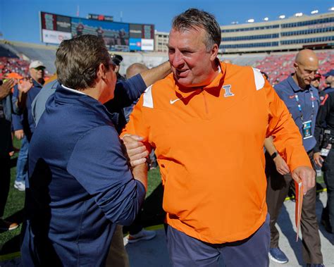 Bret Bielema reveals Illinois has spent extra preparation on beating Wisconsin, Northwestern ...