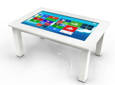 Children Study Interactive Touch Screen Table , 32 Inch Touch Screen Table
