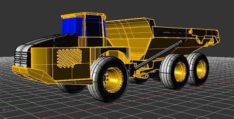 Articulated Hauler 3d Model