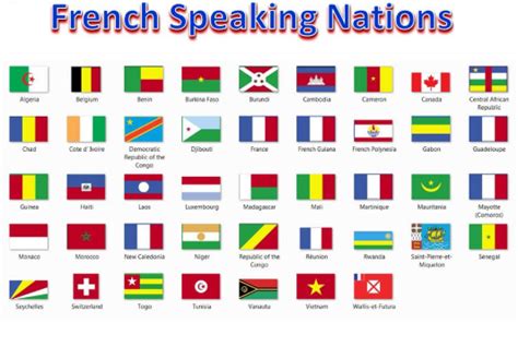 How Many Countries That Speak French As Official Language