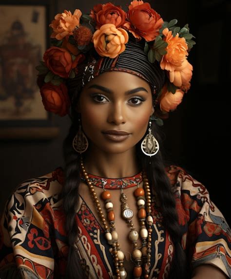 Premium AI Image | Cultural Attire Fashion Embracing Diversity in Style