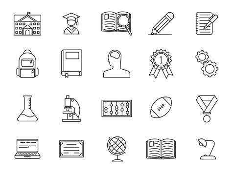 Education Vector Icons