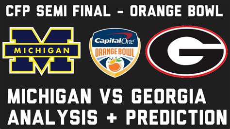 College Football Playoff: Michigan Vs Georgia | Analysis & Prediction