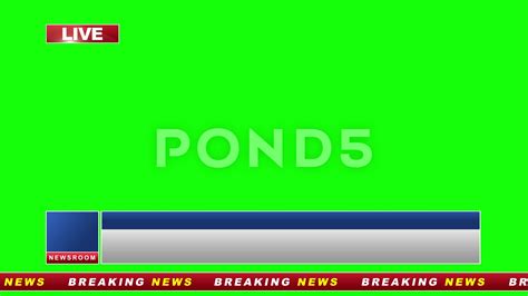 Green Breaking News Background