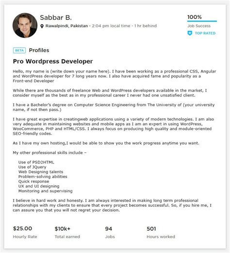 17+ Awesome Upwork Data Entry Profile Sample