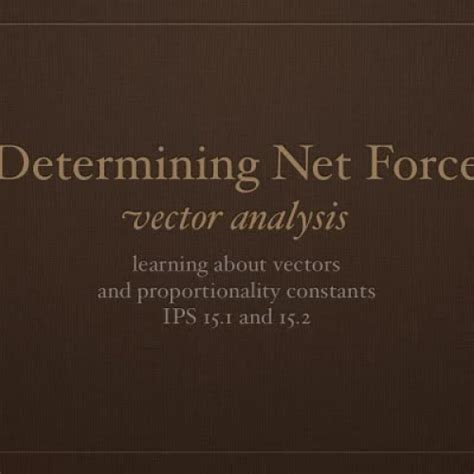 Vector Analysis