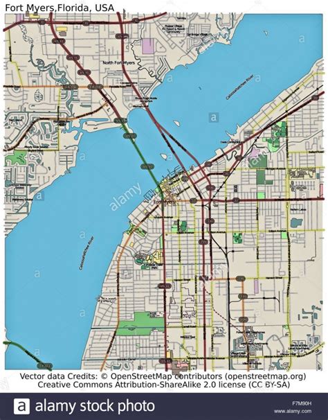 Street Map Of Fort Myers Florida - Printable Maps