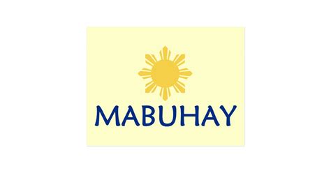 Mabuhay Postcard | Zazzle