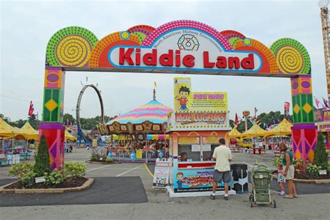 Entrance To Kiddie Land And Rides At The Indiana State Fair In I ...