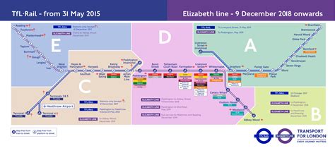 Elizabeth Line TfL Map