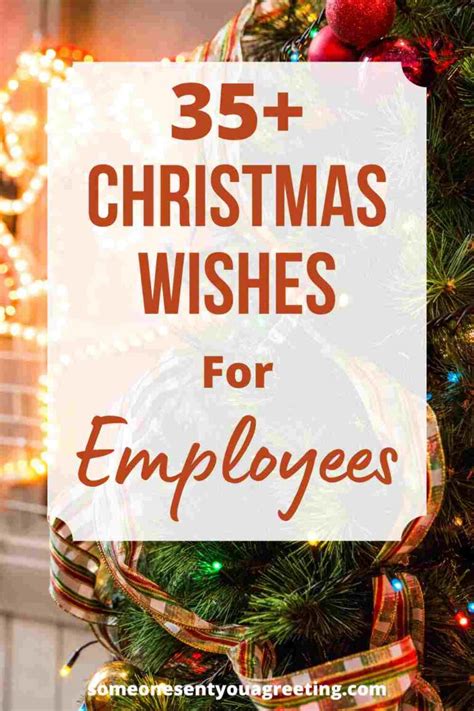 35+ Christmas Wishes for Employees - Someone Sent You A Greeting