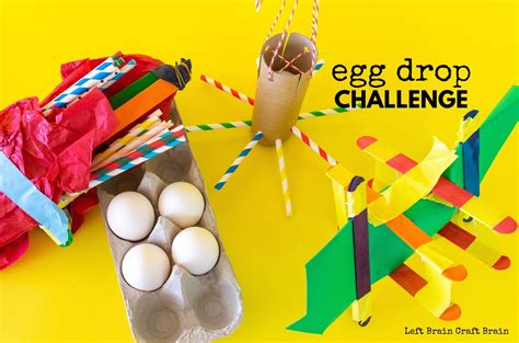 Egg Drop Challenge - Left Brain Craft Brain