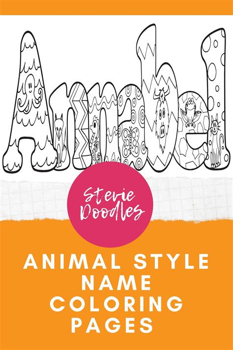 10 Names Most Likely To Love Animals (With Free Animal-Style Coloring ...