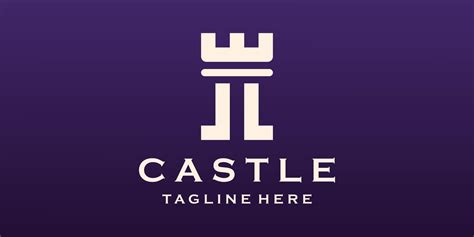 Castle Logo Design Template Flat Style Vector 21586269 Vector Art at Vecteezy