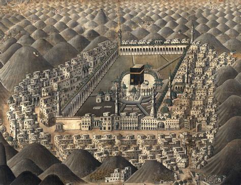 Map of Mecca from c. 1700. Courtesy Mirza Meraj | Mekah