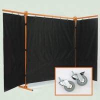 Portable Welding Screens UK | Welding Screens on Wheels - Tusker