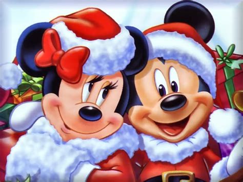 Mickey Mouse and Minnie Mouse Christmas