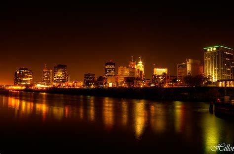 Newark Skyline | Newark Skyline captured from the Harrison B… | the ...