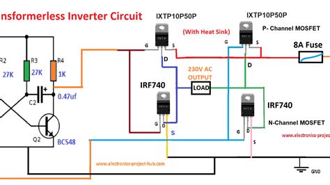 Circuit Diagram Of A Transformerless Inverter