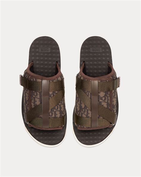 Dior Alpha Sandal Ebony Dior Oblique Jacquard Slip Ons - Sneak in Peace