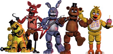 Download Five Nights Png - Five Nights At Freddy's Characters Png PNG Image with No Background ...