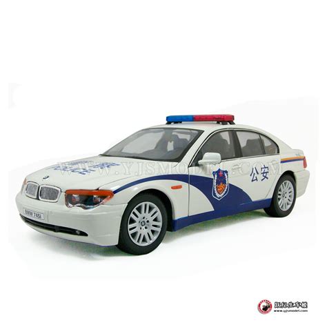 宝马745i警车模型 1:18 威利 BWM 745I Police car_1:18_【威利汽车模型】_白色_跃纪生汽车模型大世界