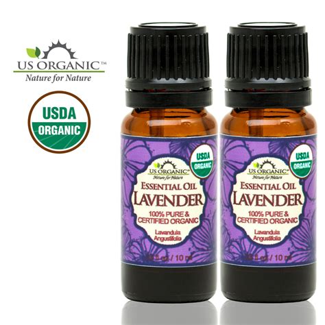 100% Pure Certified USDA Organic - Lavender Essential Oil – US Organic ...