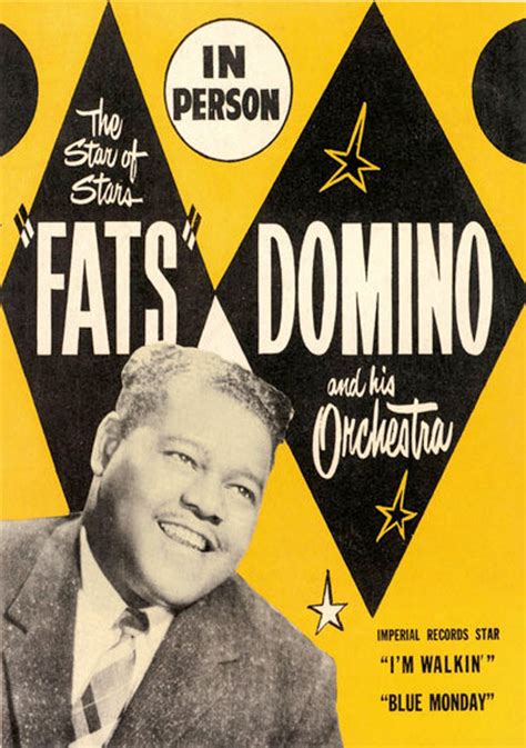 AD56 Vintage 1950's Fats Domino Concert Rock And Roll | Etsy | Music ...