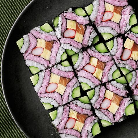 Square Mosaic Sushi | Tastemade