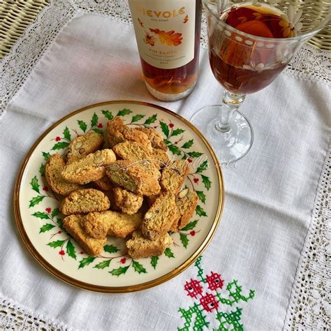 Cantucci with Vin Santo Wine -- An Italian Tradition