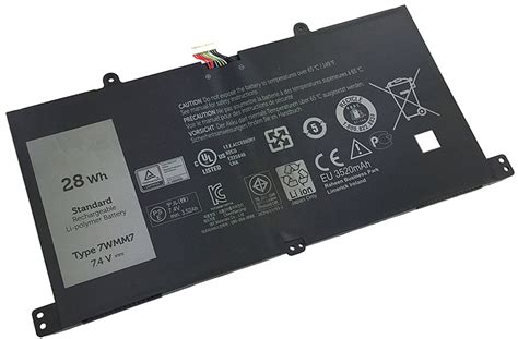 Dell Venue 11 Pro KEYBOARD DOCK battery,28Wh 2 cells replacement Dell ...