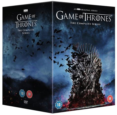 Game of Thrones Box Set DVD | Complete Series, Season 1-8 UK | Free ...