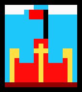 Fire Castle | Pixel Art Maker